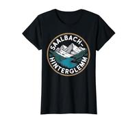 Saalbach-Hinterglemm Aventure de Ski d'hiver T-Shirt Graphique avec Valeur