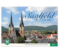 Saalfeld an der Saale - ma balade dans la vieille ville historique, Version française (Calendrier mural 2026 DIN A4 portrait), Calendrier CALVENDO mensuel