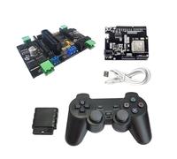 SAANICH Carte d'extension de Moteur de Voiture de Robot Intelligent, 4 canaux 30A 24V, encodeur Haute Puissance, Pilote de servomoteurs for Arduino(Shipping List 4)