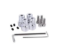 SAANICH Connecteur de Moteur de Roue Mecanum à couplage Hexagonal en métal, 3456mm, 4 pièces/lot(3mm Hole)
