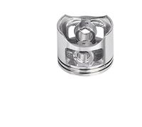 SAANICH Kit de Piston de tronçonneuse 45mm ensemble de Piston de cylindre adapté for 5800 58CC pièces de rechange de scie à chaîne électrique 4pc ensemble d'anneaux de broche outils de jardin