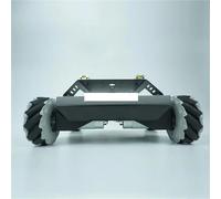SAANICH Voiture Robot Intelligente V5 4WD, Double châssis en métal, Roue Mecanum, Moteur 24V DC, capacité de Charge de 50KG, Prend en Charge Le contrôle sans Fil