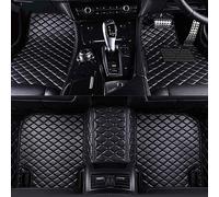 SAANTE Voiture Cuir Tapis De Sol pour Peugeot 208 e-208 e208 P21 2019-2022, Couverture ComplèTe Voiture Tapis De Sol ImperméAbles AntidéRapant Doublure Moquette Accessoires,A/Black