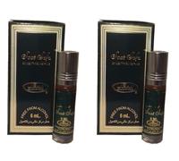 Saat Safa Concentrated Perfume Oil 6ml Roll-On - Long Lasting, Alcohol Free, Unisex Fragrance - Pack of 2