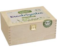 Saatgut Dillmann Coffret de Semences Bio - Herbes Aromatiques | S - Coffret en bois