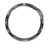 SAAWEE Bague de protection pour montre Garmin Fenix7 7X 5Plus 6X Pro/6X Saphir Lunette Anneau en acier inoxydable sculpté Unités adhésives anti-rayures, For Garmin Fenix 7X, Agate