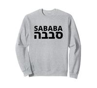 Sababa - Art authentique hébreu israélien - Fierté juive Sweatshirt