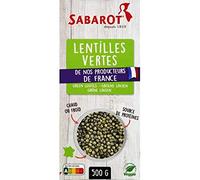 Sabarot Lentilles vertes de France Chaperon Rouge - La boîte de 500g