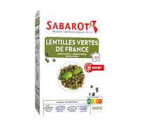 Sabarot - Lentilles vertes de France "Cuisson rapide" 360g