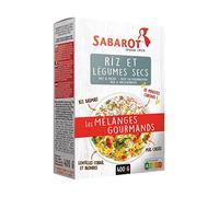Sabarot - Mélange riz basmati et légumes secs 400g
