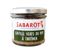 Sabarot - Tartinade Lentille verte du Puy et courgette 105g