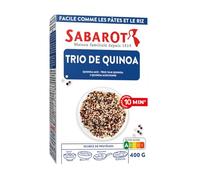 Sabarot Trio de quinoa (blanc,rouge,noir) - La boite de 400g