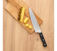 SABATIER - Couteau Chef PLUTON - 30 cm - Lame et Rivets en Inox - Idéal pour Émincer, Trancher et Hacher avec Précision