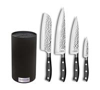 SABATIER TROMPETTE Carbon Bloc spaghettis 4 couteaux de cuisine, Noir