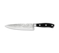 Carbon - Couteau De Chef 16 Cm Martelé Avec Protection De Lame