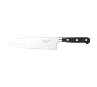 SABATIER TROMPETTE - Couteau Santoku - Origin - Acier 5Cr15MoV finition satinée manche ABS - 30 cm (Lame 18 cm) - Noir