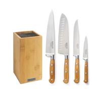 SABATIER TROMPETTE Essentiel - Bloc Bambou avec 4 couteaux de cuine