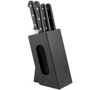 Sabatier Trompette Universal - Bloc spaghetti bois noir avec 5 couteaux de cuisine
