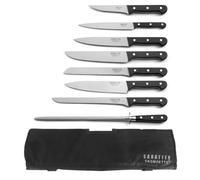 SABATIER TROMPETTE Universal - Trousse souple avec 8 couteaux de cuisine