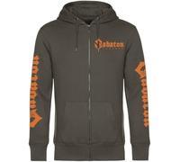 Sabaton Legends Homme Sweat-Shirt zippé à Capuche Vert L