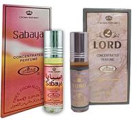 Sabaya & Lord Concentrated Perfume Oil Roll-On - Long Lasting Attar for Men & Women - Alcohol Free - 6ml Each (Pack of 2)