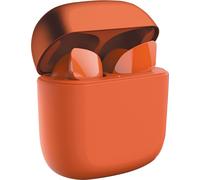SABBAT Jetpods Wireless Earbuds TWS Casque stéréo BT5.2, design ergonomique, écouteurs intra-auriculaires, réduction du bruit, rouge corail