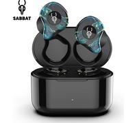 SABBAT X12Ultra Ecouteurs sans fil, casque stéréo TWS, BT5.2, design ergonomique, stéréo intra-auriculaire, réduction du bruit, Dream Stone