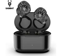 SABBAT X12Ultra écouteurs sans fil, casque stéréo TWS, BT5.2, design ergonomique, stéréo intra-auriculaire, réduction du bruit, noir