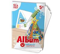 Sabbiarelli - Album Calendrier de l'Avent 3D | Feuilles pour Sand Art