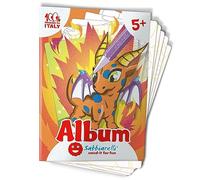 Sabbiarelli - Album Les Dragons | Feuilles Adhésives pour Sand Art