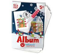 Sabbiarelli - Album Maison de Noël 3D | Feuilles Adhésives pour Sand Art