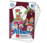 Sabbiarelli - Album Mini-Boxes de Noël 3D | Feuilles pour Sand Art