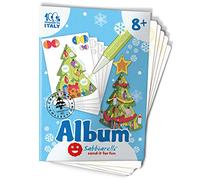 Sabbiarelli - Album Sapin de Noël 3D | Feuilles Adhésives pour Sand Art