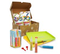 Sabbiarelli - Box Masques en Couleurs 5+ | Sand Art pour Créer des Masques