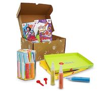 Sabbiarelli Sand-it For Fun - Box Princesses en Couleurs 5+ | Kit de Sand Art 100% Made in Italy avec Sable Coloré, Dessins Adhésifs et Accessoires | Cadeau Filles 5-12 ans