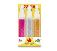 Sabbiarelli Sand-it For Fun - Combo avec 3 stylos rechargeables de 50 g de sable coloré édition spéciale (fuchsia, argent, or), non toxique et sûr, activités créatives pour enfants de 3 ans et plus