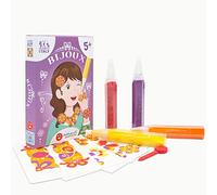 Sabbiarelli Sand-it For Fun Kit Bijoux - Ensemble d'Activités Créatives: Crée et Colorie les Bijoux avec le Sable, Idée Cadeau Anniversaire Pour Garçons et Filles 5 Ans+