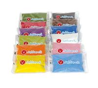 Sabbiarelli Sand-it For Fun - Maxi Refill, 12 Sachets de 350 G Chacun de Sable Multicolore, Marbre Naturel Coloré avec des Pigments à Base d'Eau, Non Toxique, Sûr, Activités Artistiques 3+