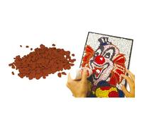 Sabbie e sassi naturali - 1 kg de sable granuleux coloré marron
