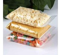 Sabco Lot de 300 sacs hermétiques de tailles mixtes - Sacs réutilisables en plastique transparent refermables avec fermeture éclair - Sacs en polyéthylène basse densité haute résistance de qualité