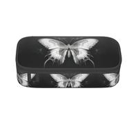 SABFWF Trousse multifonction avec imprimé papillon X Ray, parfaite pour les étudiants, les professionnels et les voyageurs, Noir , Taille unique, Trousse de maquillage