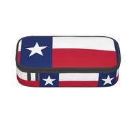 SABFWF Trousse multifonction imprimée drapeau du Texas, parfaite pour les étudiants, les professionnels et les voyageurs, Noir , Taille unique, Trousse de maquillage