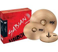Sabian B8X Set cymbales Performance, 14"HH, 16"CR, 20"R - Jeu de cymbales