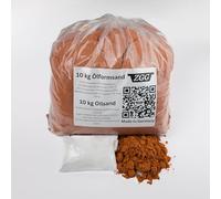 Sable à huile pour fonte de métal, avec 100 g de talc gratuit, fabriqué en Allemagne, pour fonte de métal, grain très fin, réutilisable, ignifuge, idéal pour les arroseurs d'art et de loisirs (10 kg +