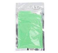 Sable coloré pour Enfants de 14 à 18 Ans, réutilisable, réutilisable, 50 g, idéal pour Les Jeux de Plein air, Les châteaux de Sable sous-Marins et l'aménagement paysager des (Vert)