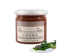 Sable de base miniature 200 ml - Simulation de la terre - Accessoire de bricolage adapté aux débutants - Pour les amis et les camarades de classe - Utilisation pour l'école, la maison