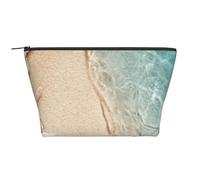 Sable De Mer avec Étoile De Mer, Trousse de Toilette Trousse de Maquillage Sac à cosmétiques Trousse de Toilette de Voyage Portable