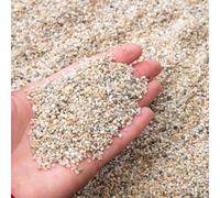 Sable de silice de couleur naturelle - Grain grossier 1 mm-2 mm | Idéal pour aquariums, arts et travaux manuels et sol de jardinage (3 kg)