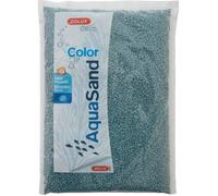 Sable décoratif pour aquariums - Aquasand - Color Bleu - 1Kg - Quartzite concassée - 2-3mm
