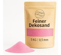 Sable décoratif rose 5 kg - Pierres décoratives fines pour vases, verres, décoration de table et fleuriste